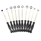 Set 10 izvijačev za nastavitev uplinjača (uplinjač, fergaser)